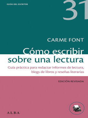 cover image of Cómo escribir sobre una lectura